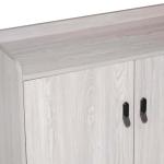 برايت دولاب أحذية بابين رمادي