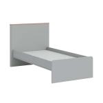 بونو سرير أطفال 120×200 سم رمادي وودي