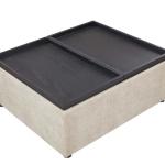 هزال طقم كنب زاوية بني وودي