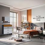 تريند تسريحة مع مرآه أسود-أبيض وودي