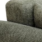 فيولا كنب يد يسار فردي أخضر وودي