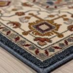 جونا سجاد بلجيكي أزرق بنقوش وزخارف أنيقة