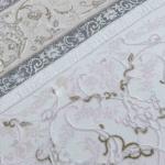 أوزجي سجاد تركي بزخارف شرقية رمادي