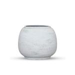 مركن فخار رصاصي صغير وودي