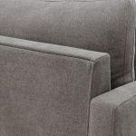 ليدز كنب فردي يد يسار رمادي وودي