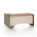 نيو نيرا مكتب 160 سم بني وودي