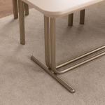 روزيتا طاولة طعام 208 سم بدون كراسي وودي