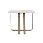 اهلت طاولة جانبية بسطح بورسلان 60*60 سم وودي