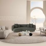 سايستا كنب 3 مقاعد بيج وودي