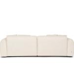 دون كنب رباعي قماش كريمي عرض 280 سم وودي