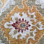 جونا سجاد بلجيكي أخضر بنقوش وزخارف أنيقة