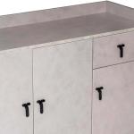 ريف دولاب أحذية رمادي 7 أرفف