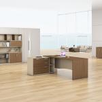 نيو نيرا مكتب 200 سم بني وودي