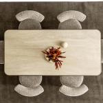 نيو سوهو طاولة طعام 280 سم بدون كراسي وودي