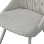 تكساس كرسي قماش كريمي وودي