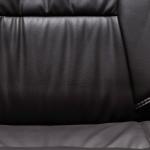 كرسي مكتب جلد بني وودي