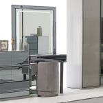 ايلات غرفة نوم 180×200 رمادي 8 قطع وودي