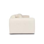 دون كنب ثلاثي قماش كريمي عرض 250 سم وودي