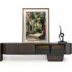 بوليرو طاولة تلفزيون بني 250 سم وودي