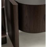 بوليرو كونسول مع مرآه باللون الجوز وودي