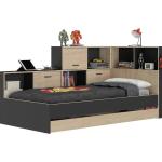 سرير تخزين إروان 90 ×200 سم وودي