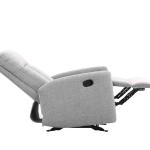 رونزا كرسي استرخاء هزاز رمادي وودي