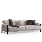 نورا كنب ثلاثي 230 سم كريمي وودي