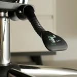 كرسي مكتبي جلد أسود وودي