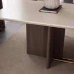 روزيتا طاولة طعام 208 سم بدون كراسي وودي