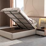 لوجانو غرفة نوم 180 × 200 كريمي 7 قطع وودي