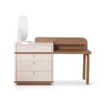 برادا طقم غرفة نوم بيج 180×200 سم 7 قطع وودي