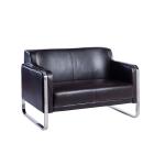 كنب مكتبي ثنائي بني وودي