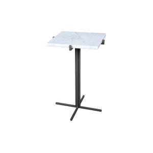 أوبتيما طاولة خدمة بقاعدة معدنية وودي