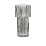 فازة مخططة رمادي وودي