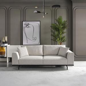 بادوفا كنب 3 مقاعد رمادي فاتح 230 سم وودي