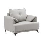 ايرا كنب فردي جلد رمادي وودي