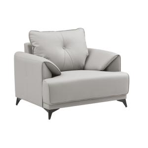 ايرا كنب فردي جلد رمادي وودي