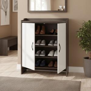 سيمبل دولاب أحذية خشب بابين