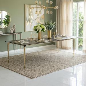 تور طاوله طعام 10-12 أشخاص بدون كراسي وودي