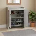 نيرو دولاب أحذية خشب مودرن بابين