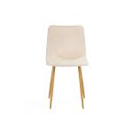 ميلانو كرسي كريمي مخمل