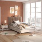 موغلا سرير أطفال 120×200 سم بيج وودي