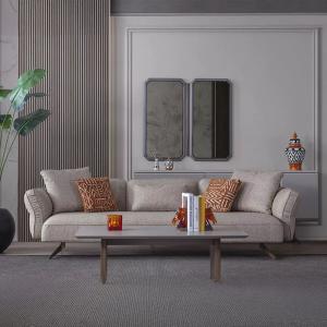 ويلا كنب 4 مقاعد 284 سم بيج وودي