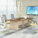 نيو نيرا طاولة اجتماع بني 240 سم وودي