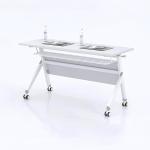 مكتب قابل للطي أبيض وودي - 160, 60