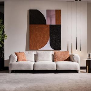 سان فيتو كنب 4 مقاعد كريمي 260 سم وودي