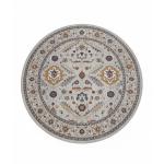 جونا سجاد بلجيكي دائري رمادي بنقوش وزخارف أنيقة - 160×160