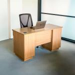 ناقو مكتب 140 سم بني وودي