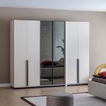 بونتي دولاب ملابس 6 ابواب كريمي وودي