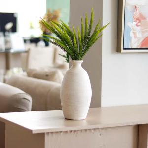 فازة بوهيمي ابيض معتق وودي